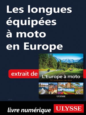 cover image of Les longues équipées à moto en Europe